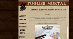 Desktop Screenshot of foolish-mortal.com